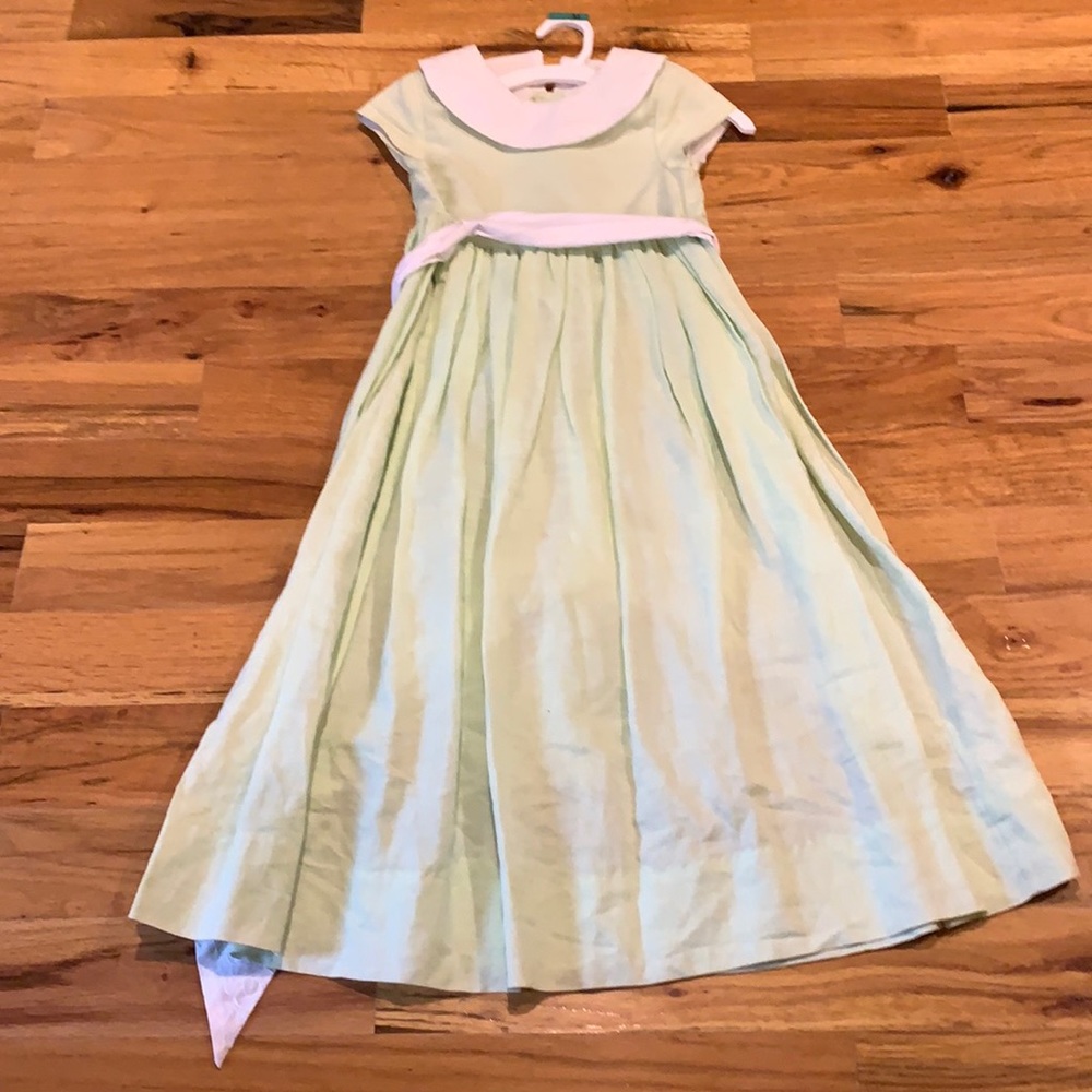 Chabre Mint Green Linen Dress